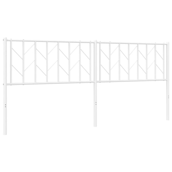 Cabeceira de cama 193 cm metal branco M 2