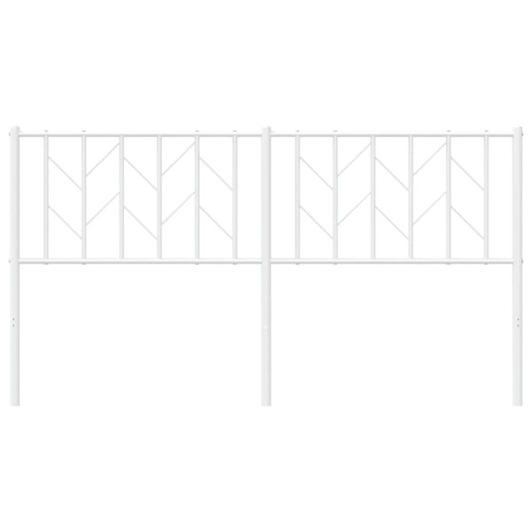 Cabeceira de cama 160 cm metal branco M 4