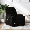 Sillón reclinable de masaje eléctrico tela negro 1
