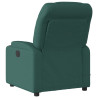 Sillón reclinable de masaje eléctrico tela verde oscuro 4