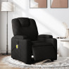 Sillón reclinable de masaje eléctrico tela negro 1