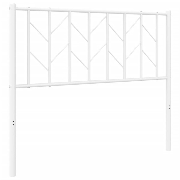 Cabeceira de cama 100 cm metal branco M 2
