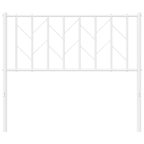 Cabeceira de cama 100 cm metal branco M 4