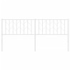 Cabeceira de cama 180 cm metal branco 4