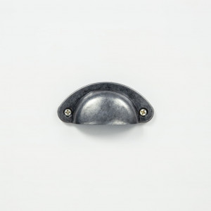 Mesita de noche Hill madera maciza de pino blanco 79x40x80 cm H