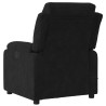 Sillón de masaje reclinable de terciopelo negro 4