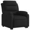 Sillón reclinable elevable tela negro 3