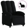 Sillón reclinable eléctrico de tela negro 2