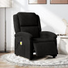 Sillón reclinable de masaje eléctrico tela negro 1
