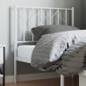 Cabeceira de cama 80 cm metal branco 1