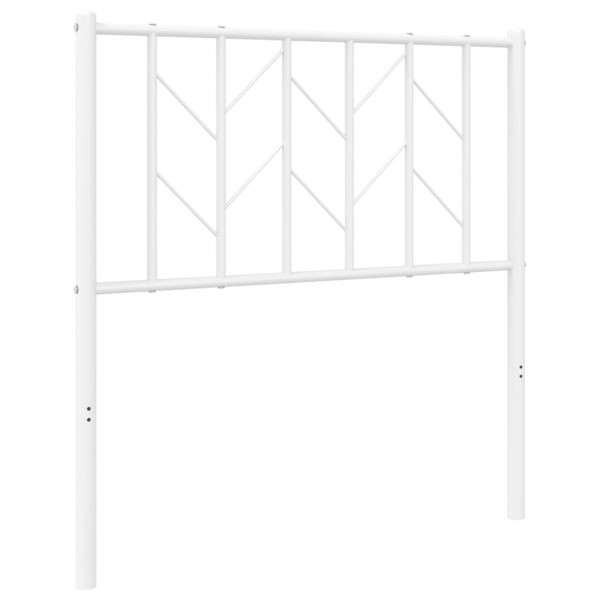 Cabeceira de cama 80 cm metal branco M 2