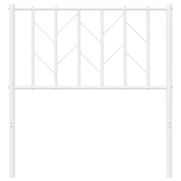 Cabecero de metal blanco 80 cm M 4