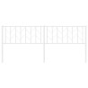 Cabeceira de cama 200 cm metal branco 4