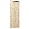 Cortina mosquitera de chenilla beige 90x220 cm 2