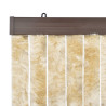 Cortina mosquitera de chenilla beige 90x220 cm 5