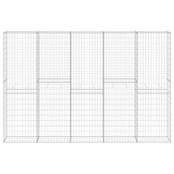 Muro de gaviones con cubiertas acero galvanizado 300x30x200 cm M 3