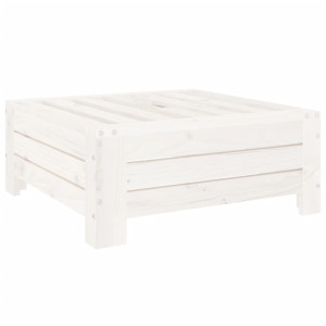 Cobertura p/ base de guarda-sol madeira de pinho maciça branco H