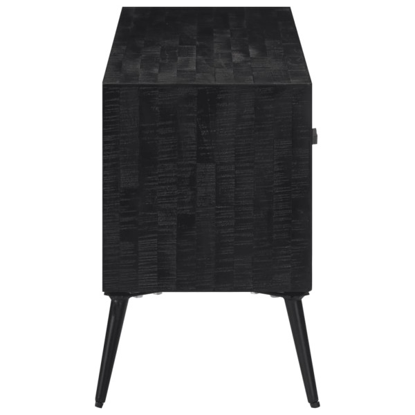 Móvel de TV 112x31x45 cm madeira de teca recuperada maciça M 4