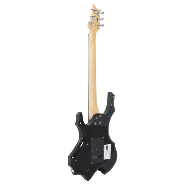 Guitarra eléctrica principiantes con funda marrón negro 4/4 39 M 5
