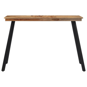 Mesa de comedor madera maciza de teca 120x62x76 cm H