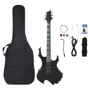Guitarra eléctrica para principiantes con funda negro 4/4 39 H