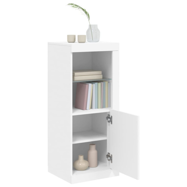 Aparador con luces LED blanco 41x37x100 cm M 5