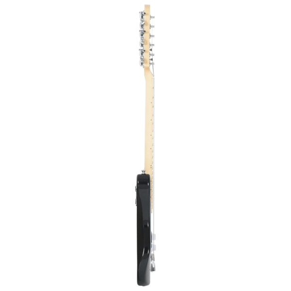 Guitarra elétrica p/ crianças com saco 3/4 30 castanho/branco M 4