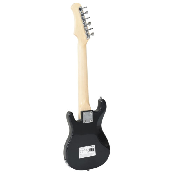 Guitarra elétrica p/ crianças com saco 3/4 30 castanho/branco M 5
