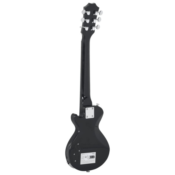 Guitarra eléctrica para niños con funda marrón y negro 3/4 30 M 5