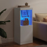 Aparador com luzes LED 41x37x100 cm branco 3