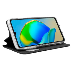 Funda COOL Flip Cover para ZTE Blade A72s Liso Negro H
