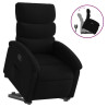 Sillón reclinable elevable tela negro 2