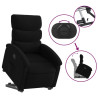 Sillón reclinable elevable tela negro 5