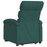Sillón masaje eléctrico reclinable elevable tela verde oscuro 4