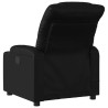 Sillón de masaje reclinable eléctrico cuero sintético negro 4