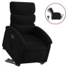 Sillón eléctrico reclinable elevable de tela negro 2