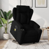 Sillón de masaje eléctrico reclinable elevable tela negro 1