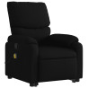 Sillón reclinable de masaje elevable tela negro 3