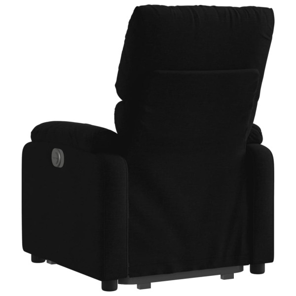 Sillón eléctrico reclinable elevable de tela negro M 4