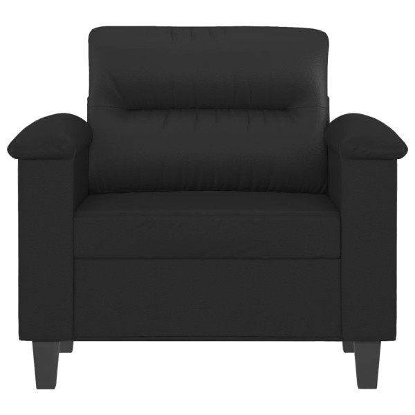 Sillón cuero sintético negro 60 cm M 3