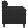 Sillón cuero sintético negro 60 cm 4