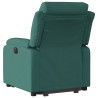 Sillón eléctrico reclinable elevable de tela verde oscuro 4