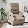Sillón elevable eléctrico cuero artificial capuchino 1