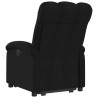 Sillón reclinable elevable tela negro 4