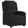 Sillón reclinable elevable tela negro 4