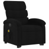 Sillón de masaje eléctrico reclinable elevable tela negro 3