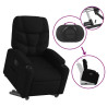 Sillón reclinable elevable tela negro 5