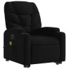 Sillón de masaje eléctrico reclinable elevable tela negro 3
