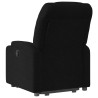 Sillón eléctrico reclinable elevable de tela negro 4