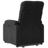 Sillón masaje eléctrico reclinable elevable tela negro 4